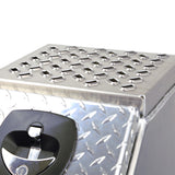 18" Aluminum Step Box with Diamond Plate Door and Steps