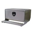 24" Cab entry with polished aluminum door