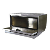 31" Cab Entry with Polished Aluminum Door