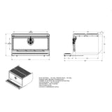 31" Cab Entry with Polished Aluminum Door