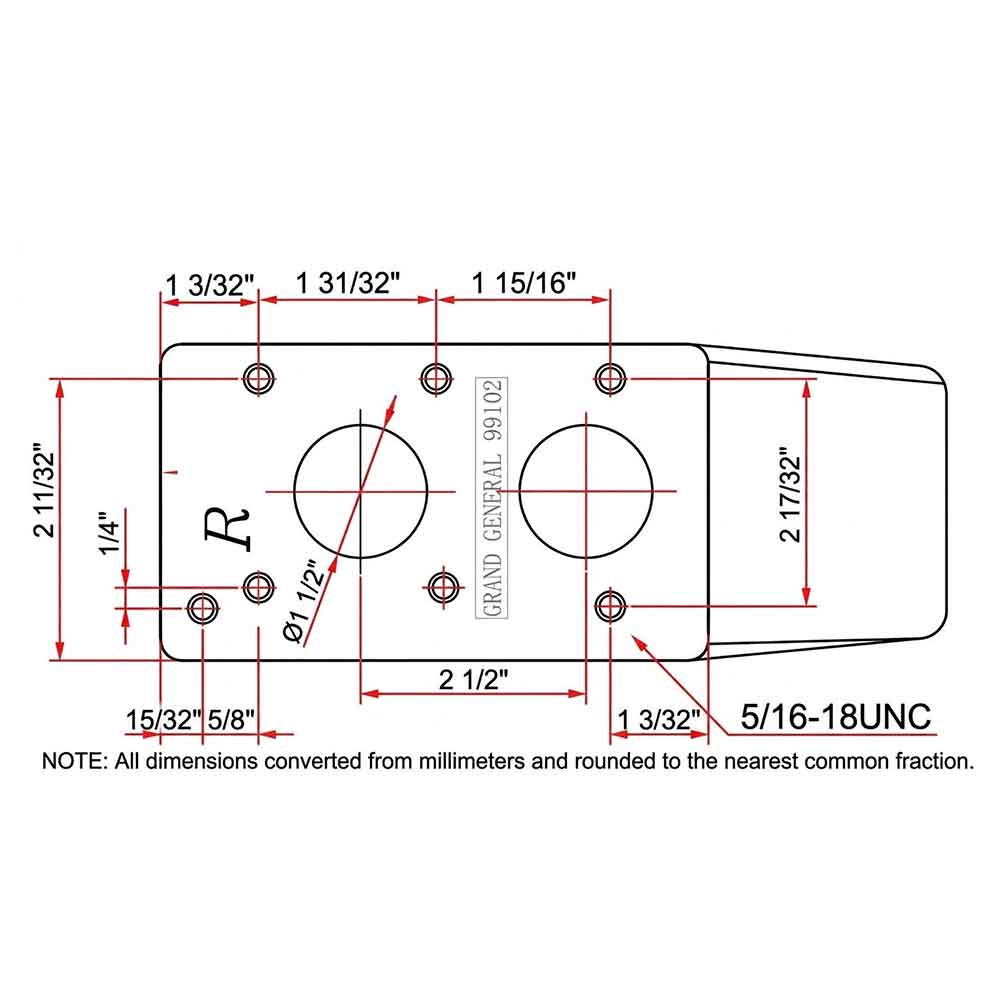 Peterbilt 379, 389 Aluminum L Shape Headlight Brackets