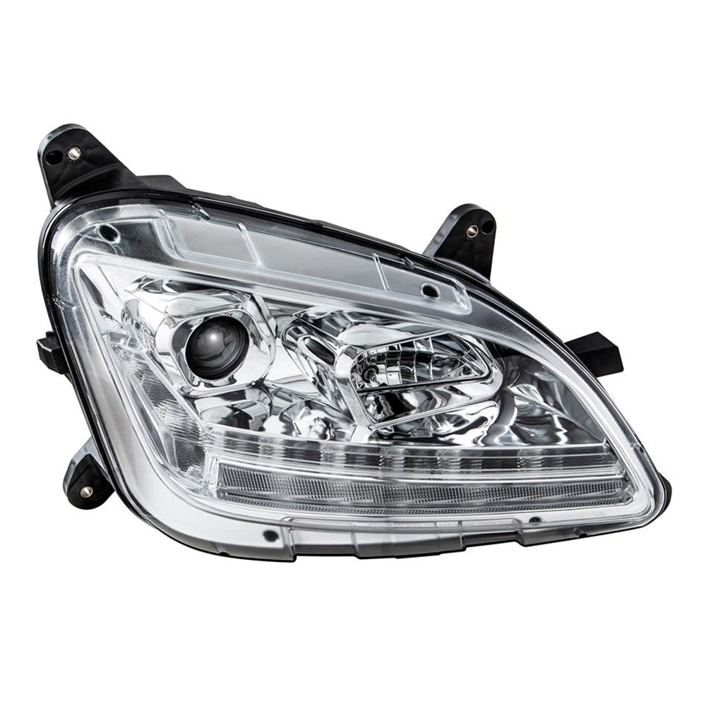 Peterbilt 579, 587 Projection Headlight with LED Sequential Turn and DRL