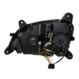 Peterbilt 579, 587 Projection Headlight with LED Sequential Turn and DRL