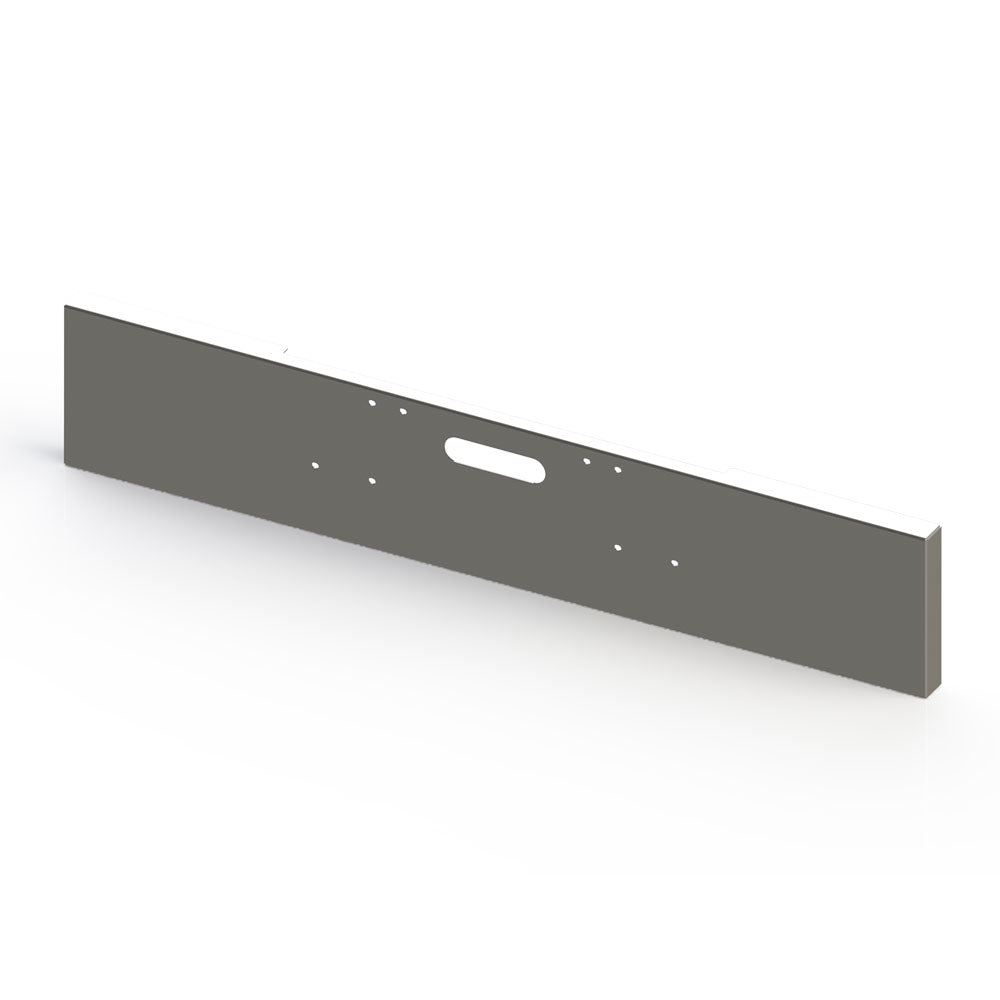 Freightliner Classic 1994 "“ 2003 18" Boxed End Chrome Plated Carbon Steel Bumper with Tow Hole