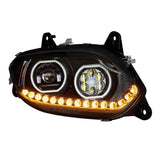 International LT 2018+ Black 17 LED Headlight