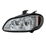 Freightliner M2 2002+ LED Chrome Headlight Assembly