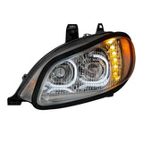 Freightliner M2 2002+ LED Chrome Headlight Assembly