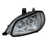 Freightliner M2 2002+ LED Chrome Headlight Assembly