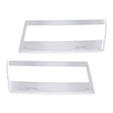 Freightliner Cascadia 2018+ Chrome Plastic Turn Signal Bezels