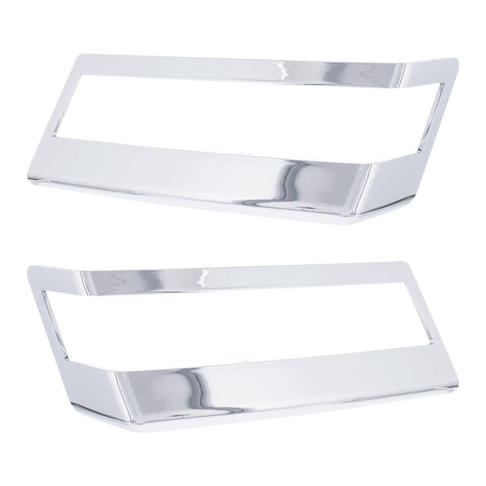 Freightliner Cascadia 2018+ Chrome Plastic Turn Signal Bezels