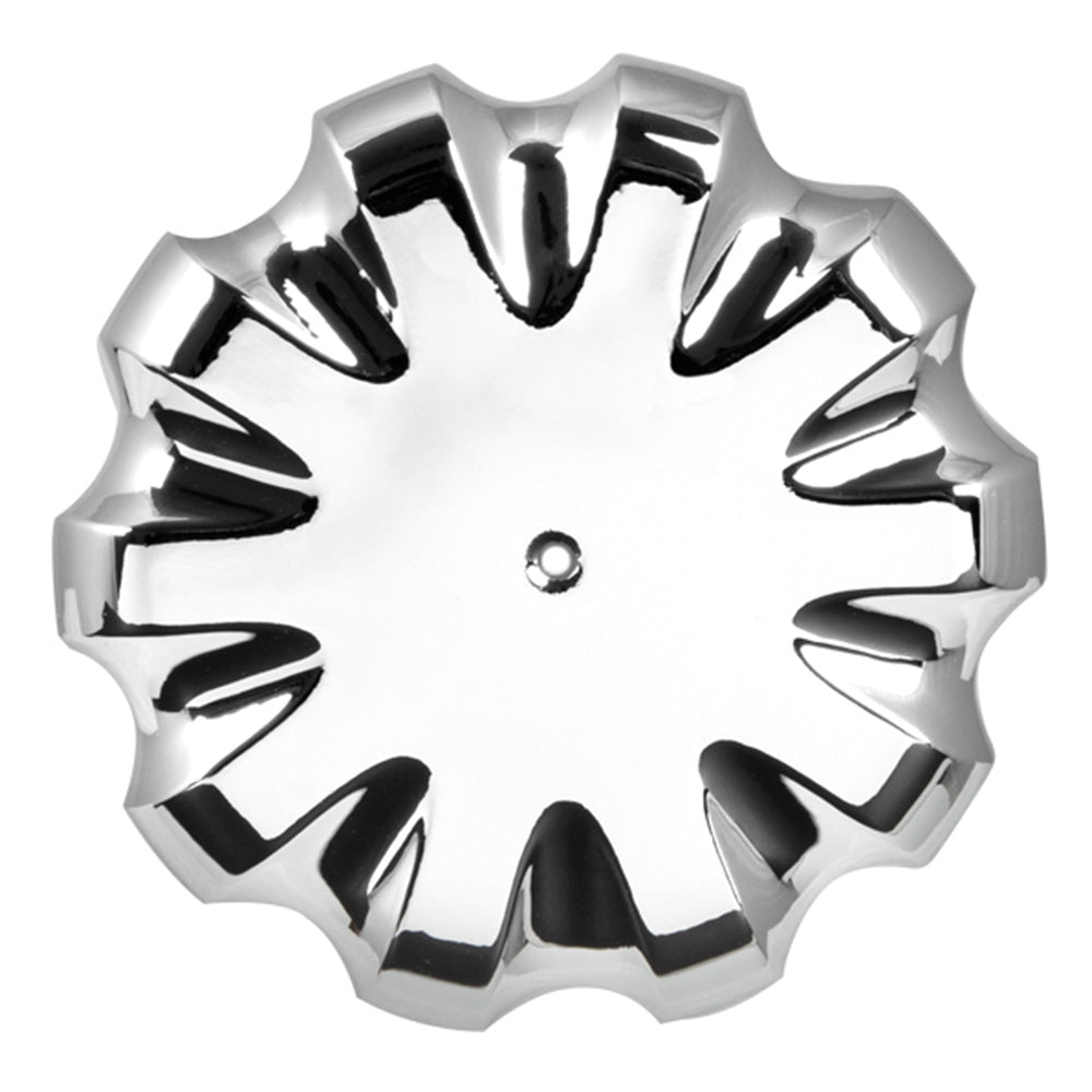 33mm x 3-7/8" Chrome Plastic Flat Top Torx Lug Nut Cover "“ Thread On