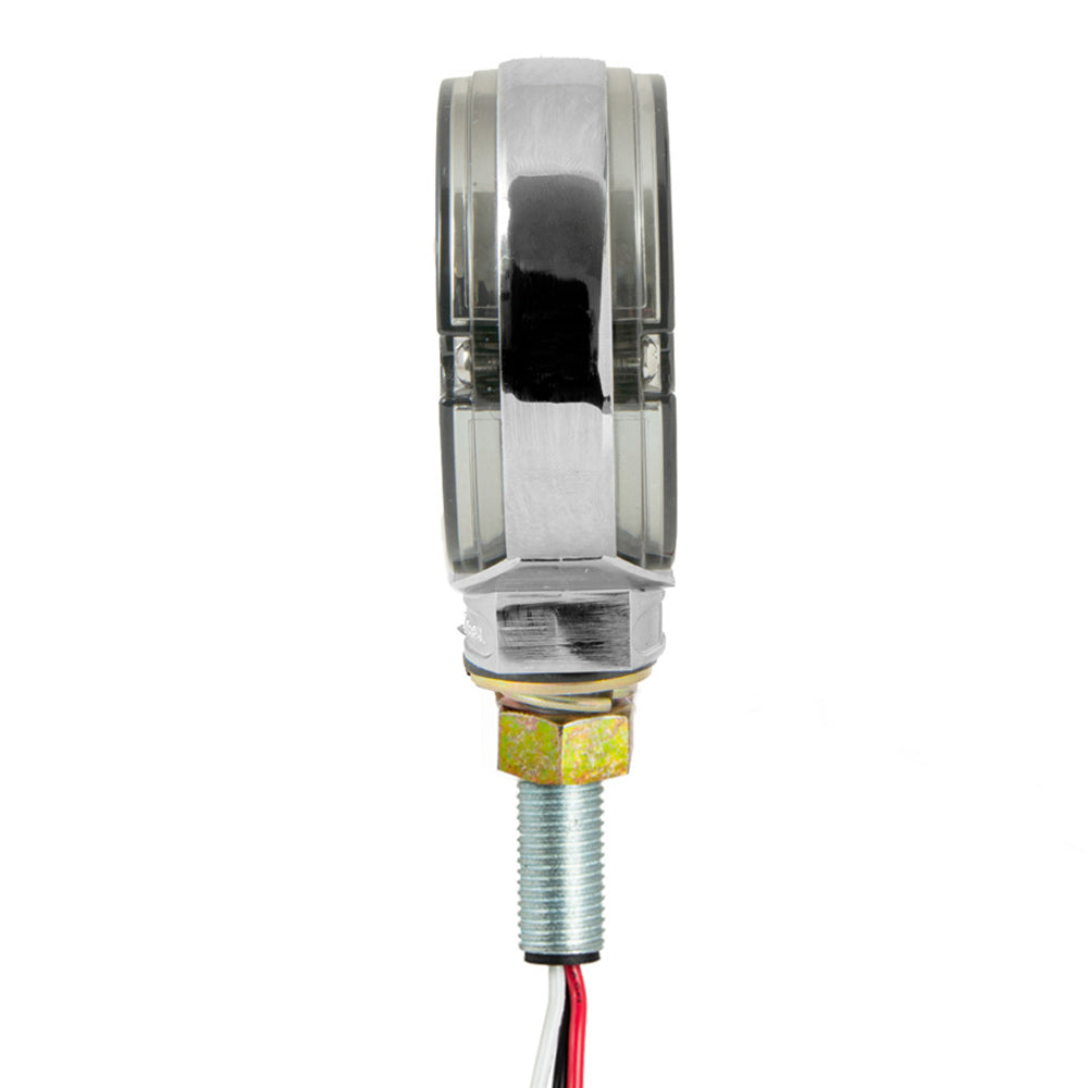 3" Pearl Double Face LED Pedestal Light with Smoke Lens