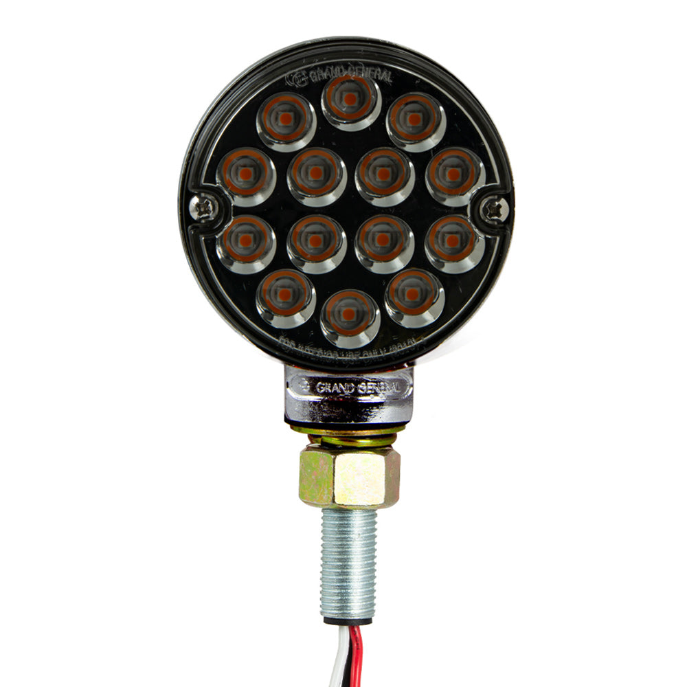 3" Pearl Double Face LED Pedestal Light with Smoke Lens