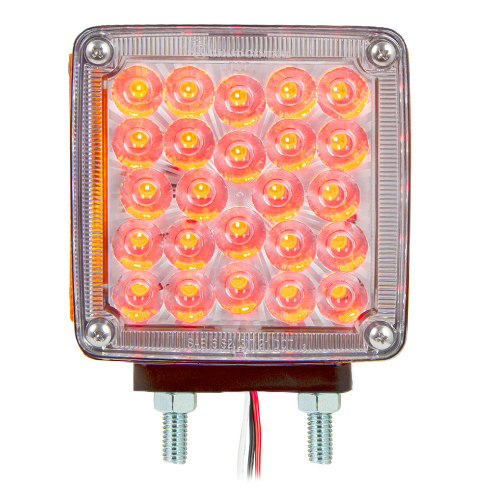 4-1/2" Pearl Double Face LED Pedestal Light