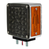 4-1/2" Pearl Double Face LED Pedestal Light with Smoke Lens