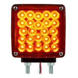 4-1/2" Pearl Double Face LED Pedestal Light with Smoke Lens
