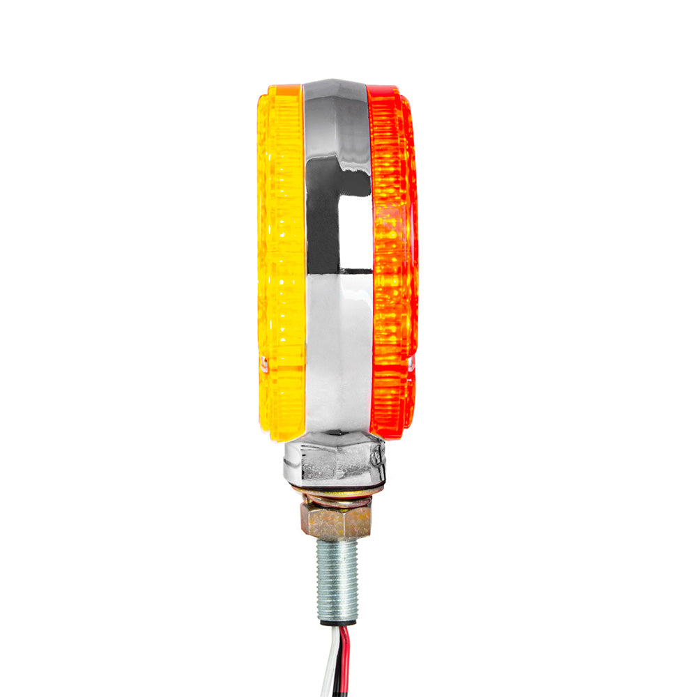 4" Amber/Red Double Face High Power Pearl LED Pedestal Light