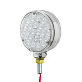 4" Amber/Red Clear Lens Double Face High Power Pearl LED Pedestal Light