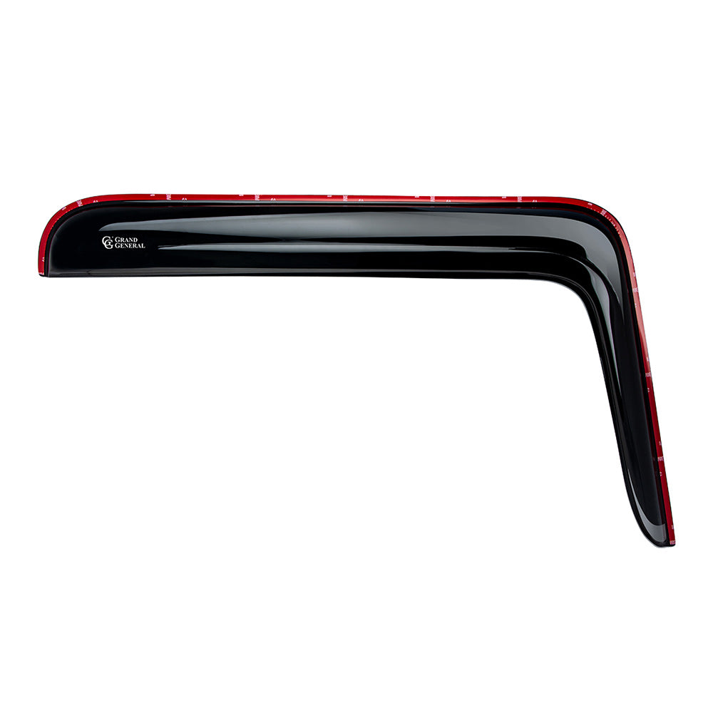 International Smoke Side Window Deflectors