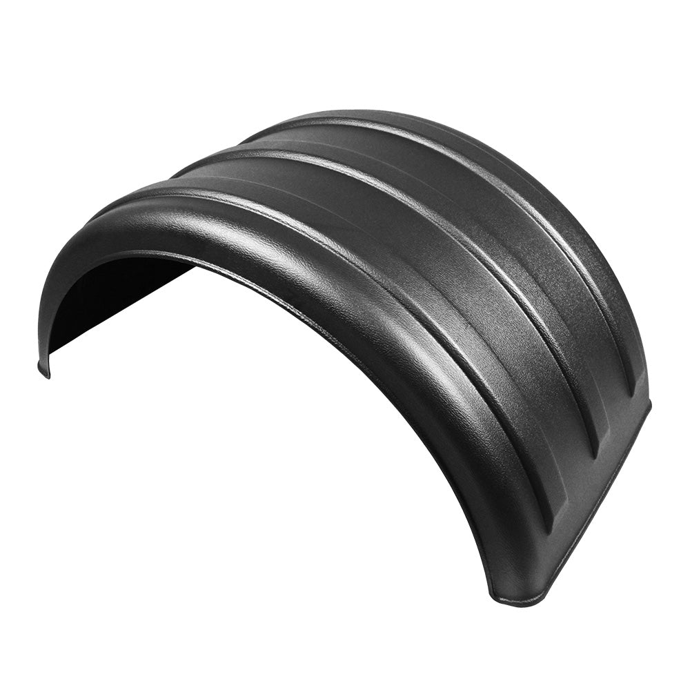 48" Black Poly TT Twin MIN2260 Single Axle Fender