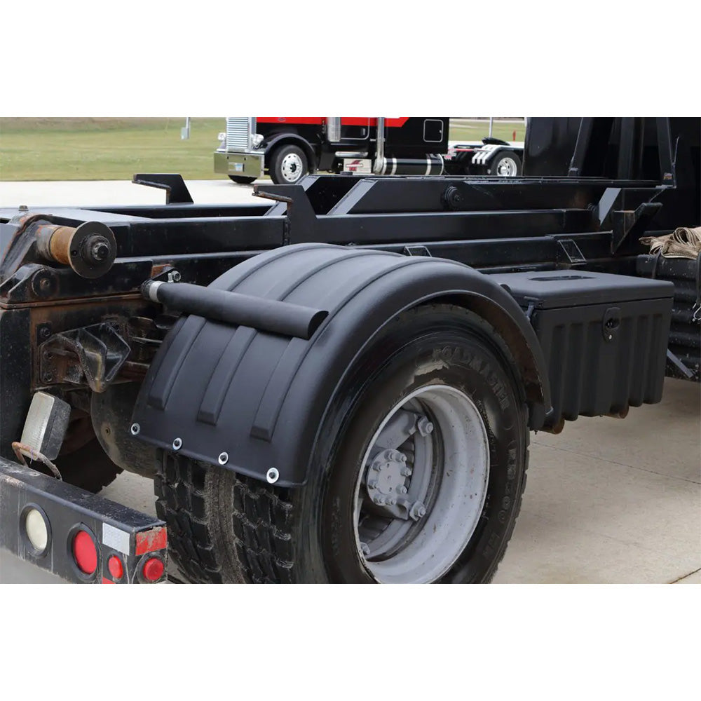 48" Black Poly TT Twin MIN2260 Single Axle Fender