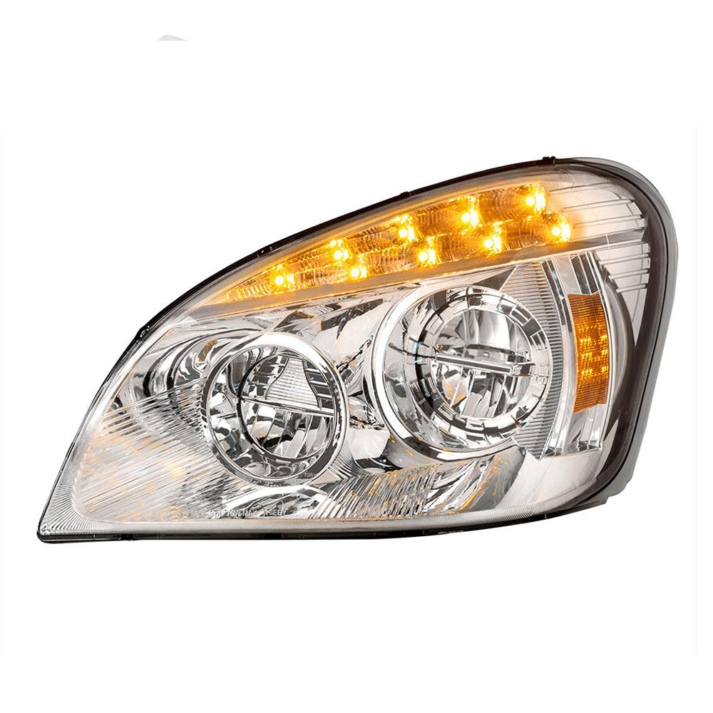 Freightliner Cascadia 2008-2017 Chrome Inner Housing Competition Series LED Headlight