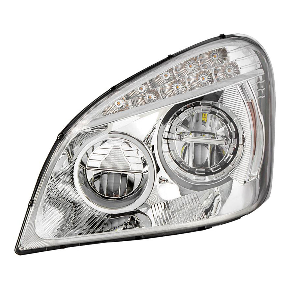 Freightliner Cascadia 2008-2017 Chrome Inner Housing Competition Series LED Headlight