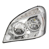 Freightliner Cascadia 2008-2017 Chrome Inner Housing Competition Series LED Headlight