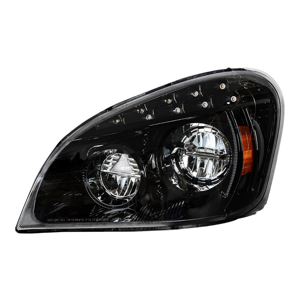 Freightliner Cascadia 2008-2017 Black Inner Housing Competition Series LED Headlight