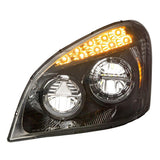 Freightliner Cascadia 2008-2017 Black Inner Housing Competition Series LED Headlight