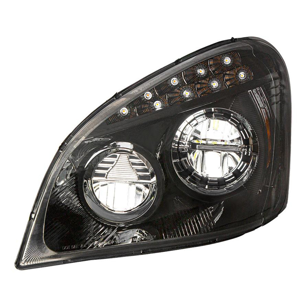 Freightliner Cascadia 2008-2017 Black Inner Housing Competition Series LED Headlight