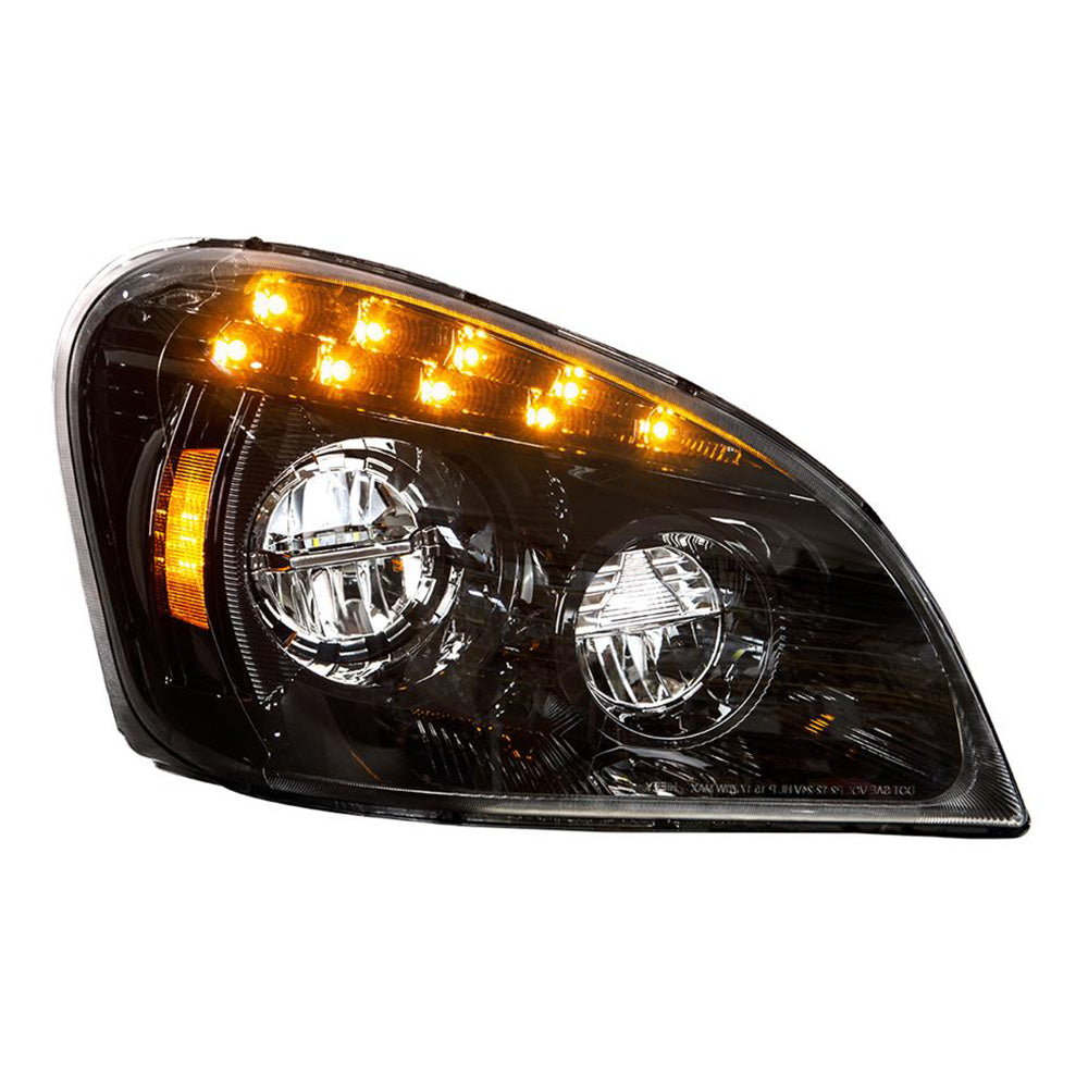 Freightliner Cascadia 2008-2017 Black Inner Housing Competition Series LED Headlight