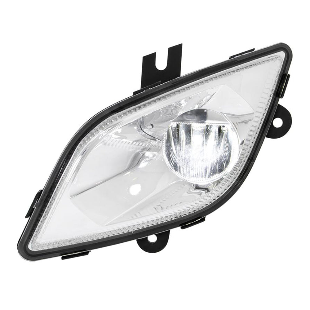 Freightliner Cascadia 2018+ Chrome Inner Housing Fog Light With Single LED "“ Competition Series