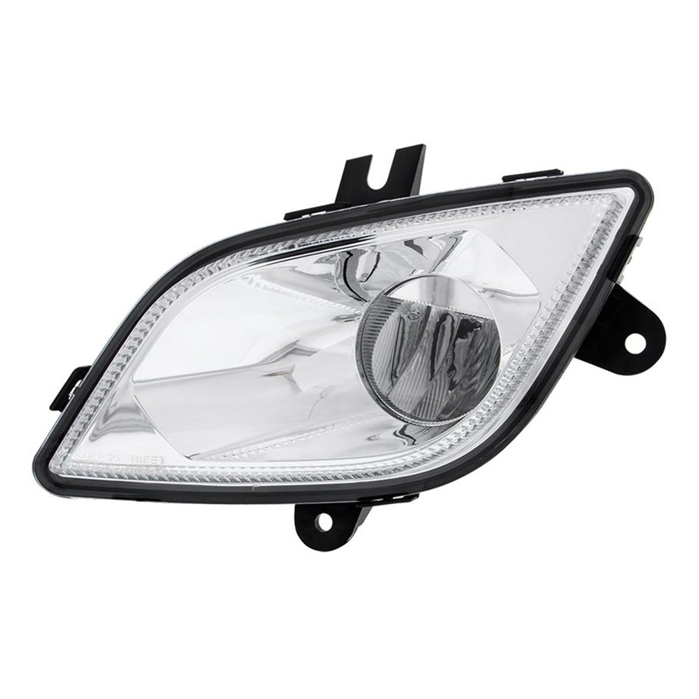 Freightliner Cascadia 2018+ Chrome Inner Housing Fog Light With Single LED "“ Competition Series