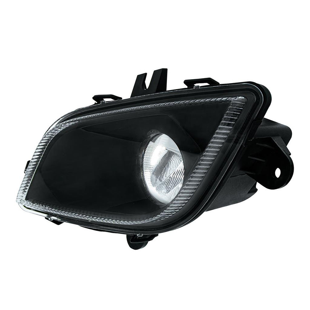 Freightliner Cascadia 2018+ Black Inner Housing Fog Light With Single LED "“ Competition Series