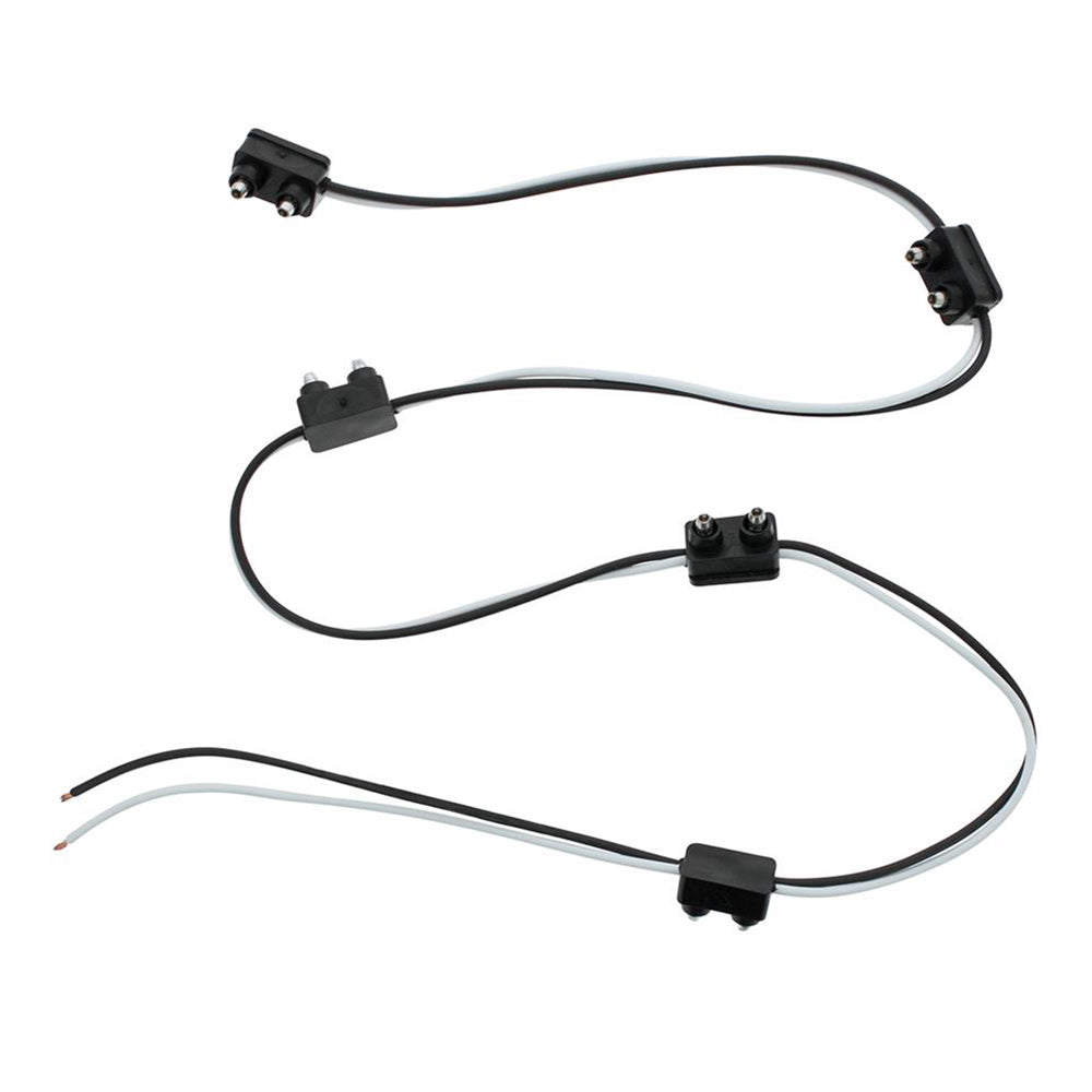 2 Prong Plug Wiring Harness With 6" Lead Between Plugs - 5 Plugs
