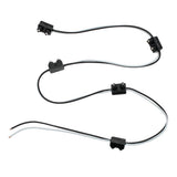 2 Prong Plug Wiring Harness With 6" Lead Between Plugs - 5 Plugs