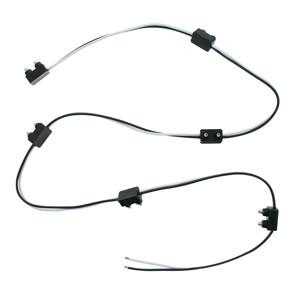2 Prong Plug Wiring Harness With 6" Lead Between Plugs - 6 Plugs