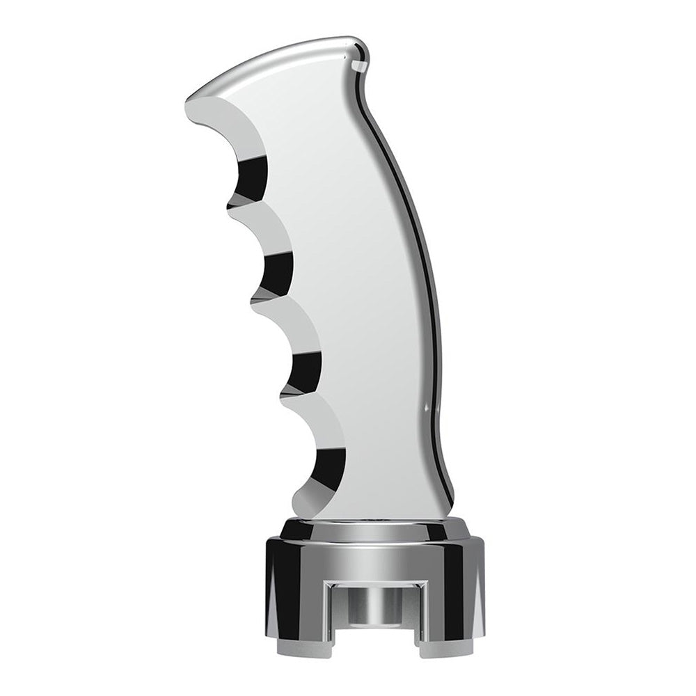 Chrome Pistol Grip Shifter Knob with 13/15/18 Speed Adapter