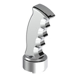 Chrome Pistol Grip Shifter Knob with 13/15/18 Speed Adapter