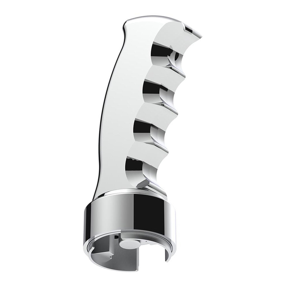 Chrome Pistol Grip Shifter Knob with 13/15/18 Speed Adapter
