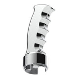 Chrome Pistol Grip Shifter Knob with 13/15/18 Speed Adapter