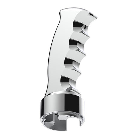 Another angle of chrome pistol Grip shifter knob with 13/15/18 speed adapter