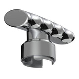Chrome T Shape Gear Knob with 13/15/18 Speed Adapter