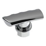 Chrome T Shape Gear Knob with 13/15/18 Speed Adapter