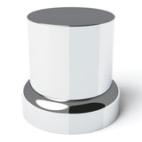 33mm x 2" Chrome Plastic Top Hat Nut Covers - Push On 60PK