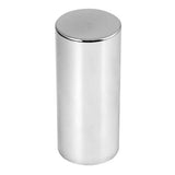 33mm x 3-1/2" Chrome Plastic Flat Top Cylinder Lug Nut Cover - Push On