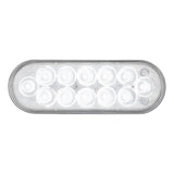 6" 12 LED Heated Oval Red Stop, Turn and Tail to Back Up Light