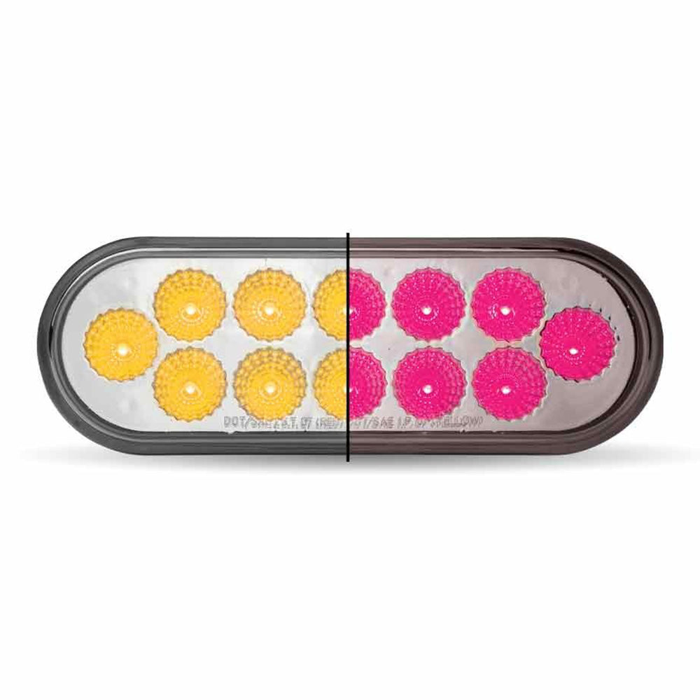 6" Oval 12 LED Dual Revolution Light