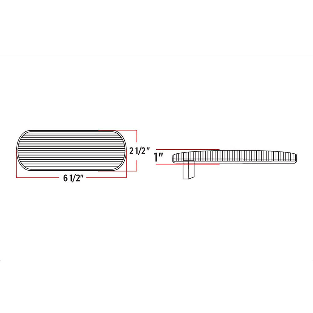 6" Oval 12 LED Dual Revolution Light